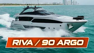 Riva 90 Argo in motion