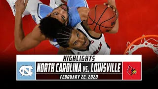 North Carolina vs. No. 11 Louisville Basketball Highlights (2019-20) | Stadium