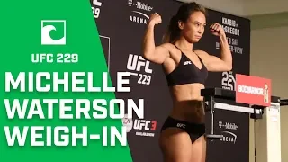 UFC 229's Michelle Waterson Weigh In Ahead of Felice Herrig Fight