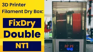 FixDry 3D Printer Filament Dryer: Exploring the FixDry 2 Spool Dryerbox NT1 with some Kitten Help