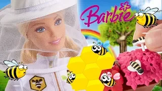 Rodzinka Barbie 🐝 Barbie jako pszczelarka 🐝 film z lalką Barbie