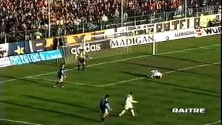 Serie A 1995-1996, day 13 Parma - Lazio 2-1 (Asprilla, Zola, Di Matteo)