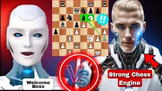 Stockfish 16 BRILLIANTLY Sacrificed His Pieces Against The Strong Chess AI 💪 | Chess Strategy | AI