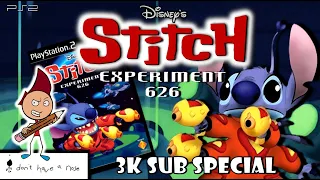 DISNEY’S STITCH: EXPERIMENT 626, PS2: i don’t have a nose review (3K SUB SPECIAL)