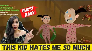 Scary Baby Girl in Yellow Home HATES me!