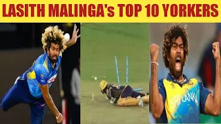 TOP 10 MALINGA's BEST YORKERS IN CRICKET HISTORY EVER!! TOE CRUSHING YORKERS||DESTRETIVE YORKRES