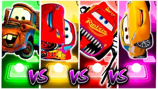 Cars 3 Mater vs Lighting McQueen vs Lighting McQueen Eater vs Cars 3 Cruz Ramirez Eater