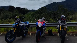 Ride corner lantun2 sungai koyan-cameron | Gsxr600 | Z900 | Speed triple 1200 RS | Fun ride |Suzuki