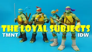 Teenage Mutant Ninja Turtles The Loyal Subjects BST AXN TMNT IDW Comic Action Figure Review