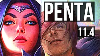 IRELIA vs SETT (TOP) | Penta, 7 solo kills, 700+ games | KR Diamond | v11.4