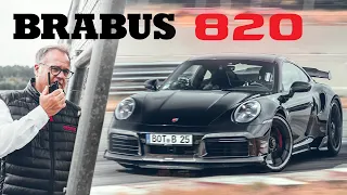 Testing the All-New BRABUS 820 Based on The Porsche 911 Turbo S Coupè!