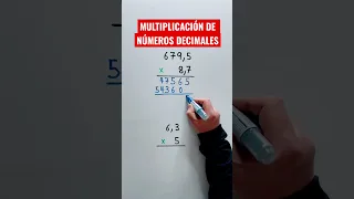 Multiplicación de Números Decimales