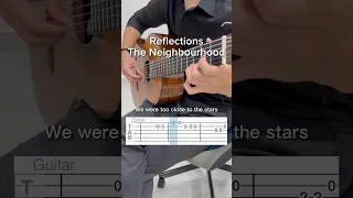 Part 1 - Reflections by The Neighbourhood #guitartutorial #guitarcover #beginner #guitartabs