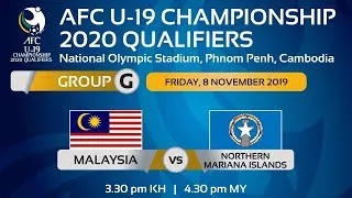 Malaysia u19 vs Northern Mariana Islands first half