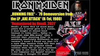 IRON MAIDEN - Running Free - 1979 Demo, Exclusive Remaster 2021 - from the first press of Axe Attack