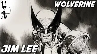 Jim Lee drawing Wolverine during Twitch Stream