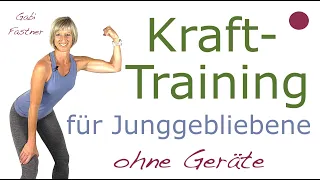 👉 21 min. Krafttraining für Junggebliebene | ohne Geräte, im Stehen