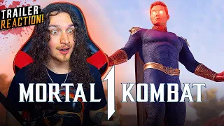 Mortal Kombat 1 - Homelander Teaser Trailer REACTION! (Ferra DLC FIRST LOOK!)
