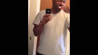 Guy brushing teeth