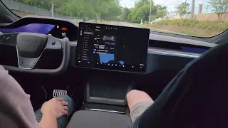 Drag Strip Mode in my 2023 Tesla Model S Plaid