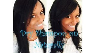 Dry Shampoo on natural Hair (Reviving Straight Hair)