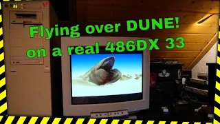 Dune Game on a 486 Retro PC with Roland Midi - Dos CD Special Edition