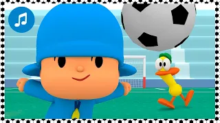 😁 Football + Pop goes the weasel | Nursery Rhymes & Kids Songs | Pocoyo