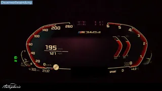 2021 BMW M340d xDrive (340 PS / 700 Nm): Beschleunigung 0-240+ km/h [4K] - Autophorie Extra