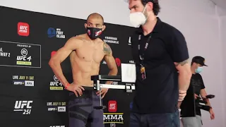 UFC 251 Weigh-Ins: Petr Yan, Jose Aldo Make Weight - MMA Fighting