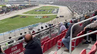 Crash in NASCAR Truck series at Texas motor speedway in closing laps