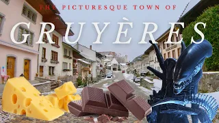 Cheese, Chocolate and Aliens visit Gruyères Switzerland 4K