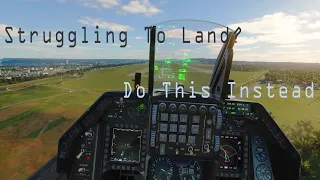 How To Land An F-16 | Viper Landing Tutorial | DCS | Digital Combat Simulator