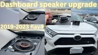 Toyota Rav4 (2019- 2023 +)  dashboard speaker upgrade