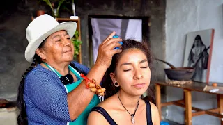 Doña Isabel ASMR Head & Neck Massage cracking whispering spiritual cleansing limpia espiritual