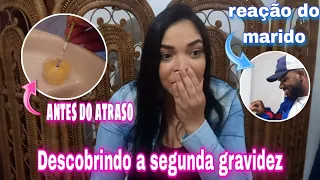 DESCOBRINDO A GRAVIDEZ🤰 /2 DIAS ANTES DO ATRASO + O QUE SENTI ? #descobrindoagravidez