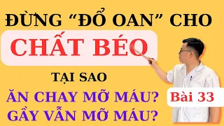 CHẤT BÉO quan trọng hơn bạn nghĩ, sử dụng sao cho đúng (dẫn chứng khoa học) | Ds Nguyễn Quốc Tuấn