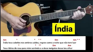 Índia (Guarânia) - Como tocar no violão - Canal do Campo Harmônico