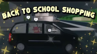 Back to School Shopping ~w/Voice~|Bloxburg Family Roleplay|