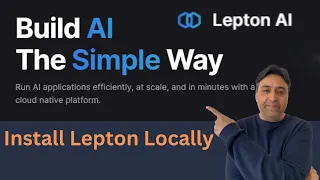 Run AI Applications Easily in Python - LeptonAI