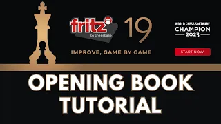 How to create a game database, an opening tree, and an opening database in Fritz 19