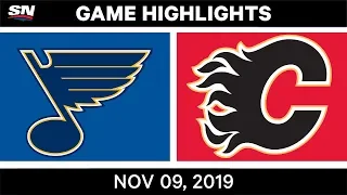 NHL Highlights | Blues vs. Flames – Nov. 9, 2019