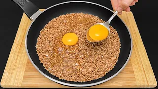 If you have eggs and buckwheat, be sure to cook it for breakfast! Simple recipe