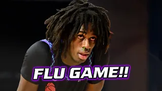 HE WENT OFF WITH THE FLU!!! 🤢