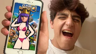 Beating clash royale With Only Females