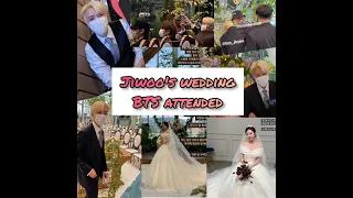 J-Hope sister's wedding || J-Hope and the members (Jin, Taehyung,Rm) attended..||Jiwoo's wedding