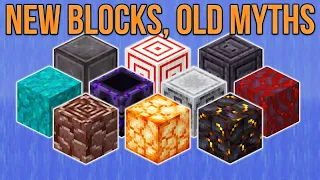 Minecraft 1.16 The New Blocks Of The Nether Update [Minecraft Myth Busting 127]