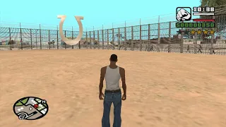 How to collect Horseshoe #28 at the beginning of the game - GTA San Andreas