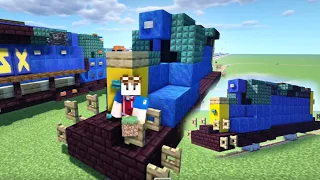 Minecraft Moving Train Create Mod