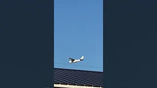 Cessna 210 Gear Up Low Approach. Awesome Engine Sound!!