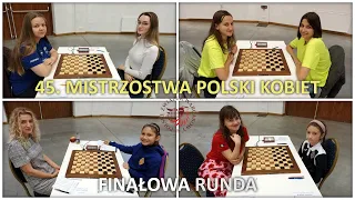 FINAŁOWA RUNDA Finału 45. MISTRZOSTW POLSKI KOBIET w Warcabach! ⚪️⚫️